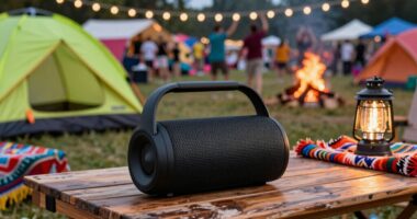 festival camping speaker selection