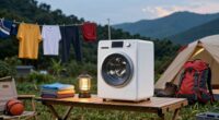festival camping washing options