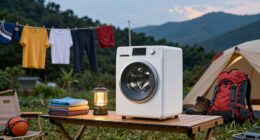 festival camping washing options