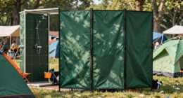 festival campsite privacy barrier