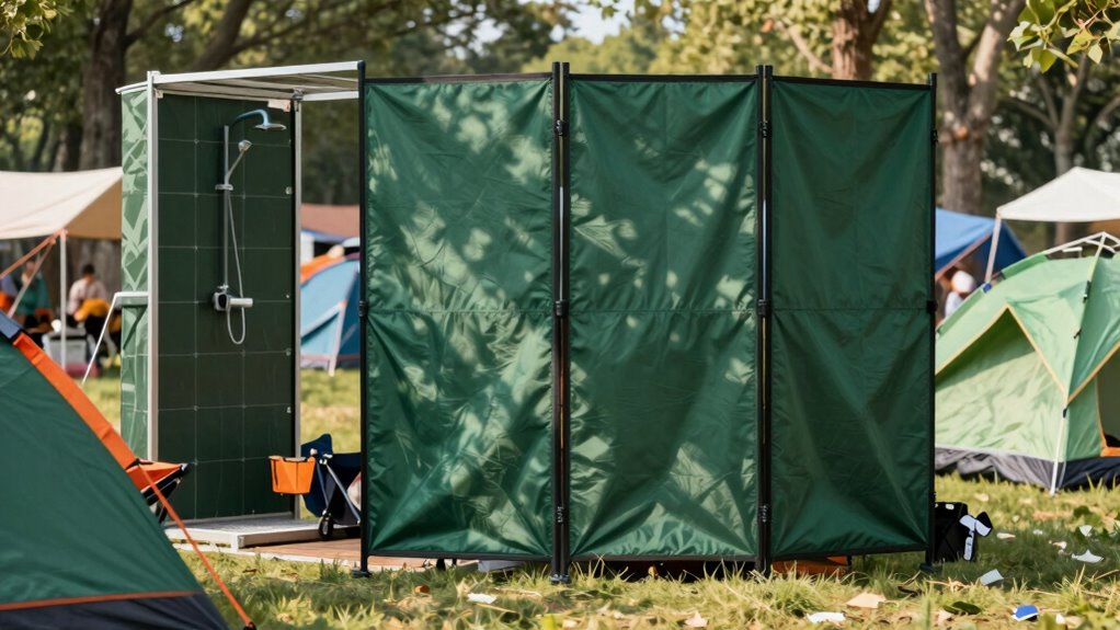 festival campsite privacy barrier