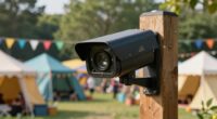 festival campsite security cameras