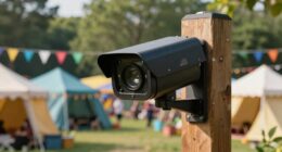 festival campsite security cameras
