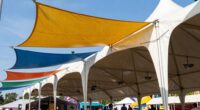 festival canopy wind protection