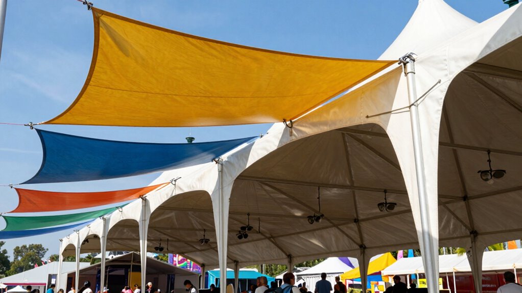 festival canopy wind protection