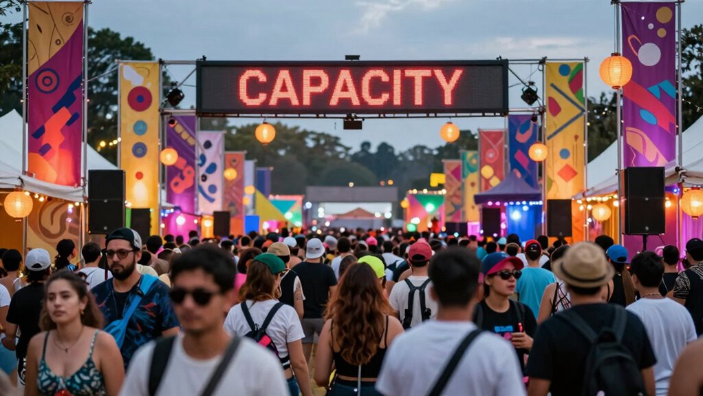 festival capacity impacts experience