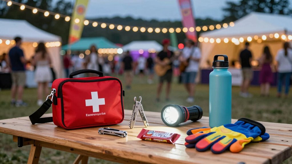 festival emergency gear selection