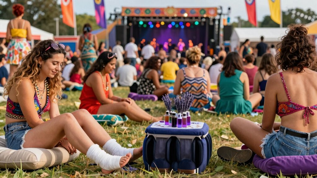 festival foot care tips