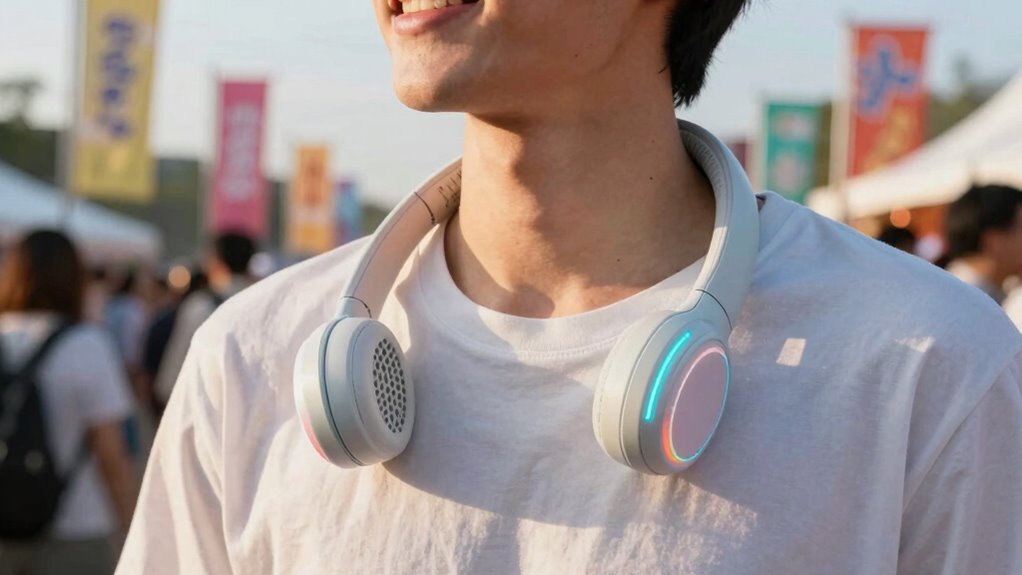 festival friendly neck fan selection