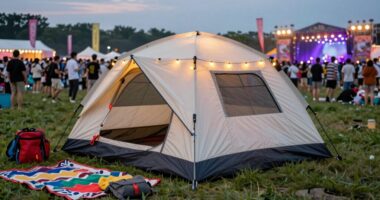 festival friendly tent selection