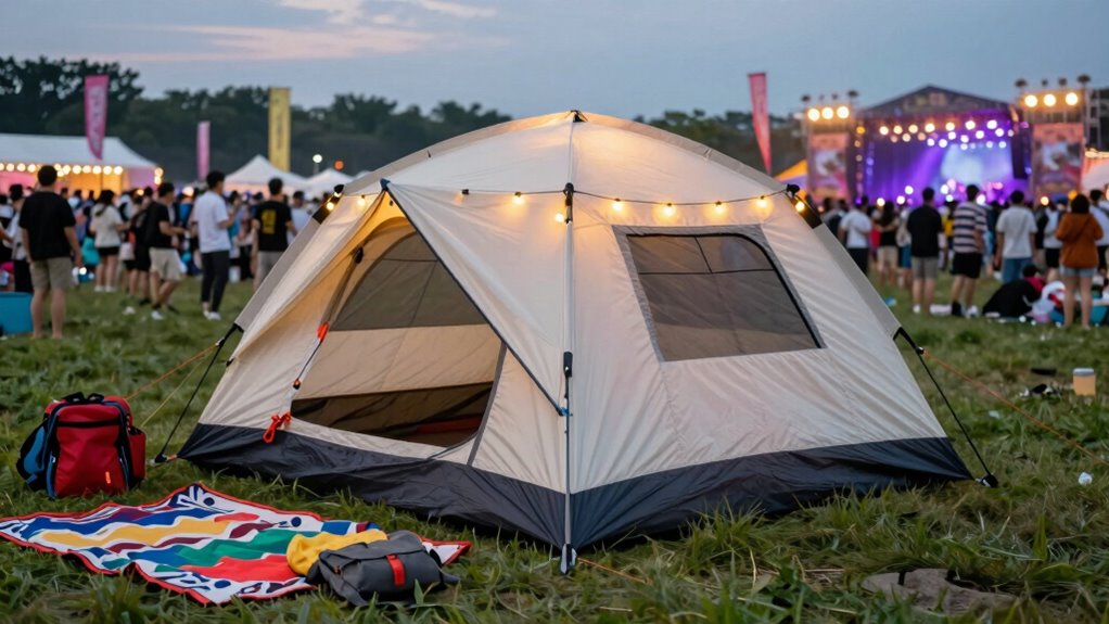 festival friendly tent selection
