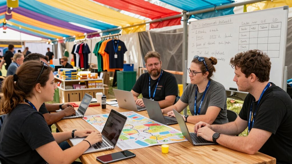 festival group organization tips