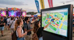 festival layout and navigation