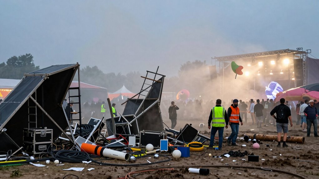 festival logistics and crises