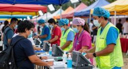 festival medical station setup