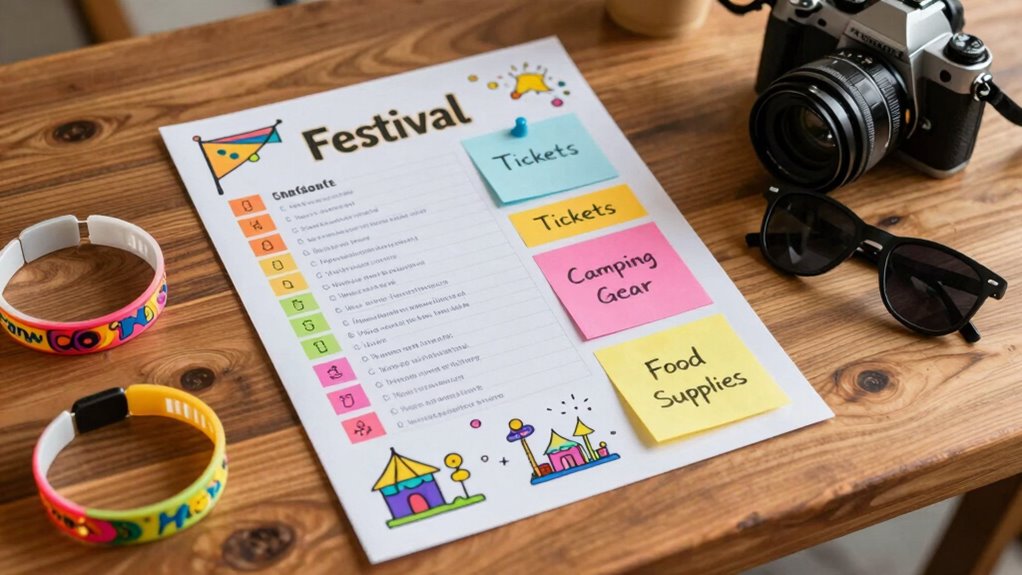 festival planning checklist essentials