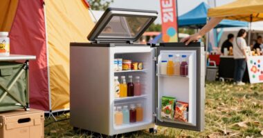festival portable fridge tips