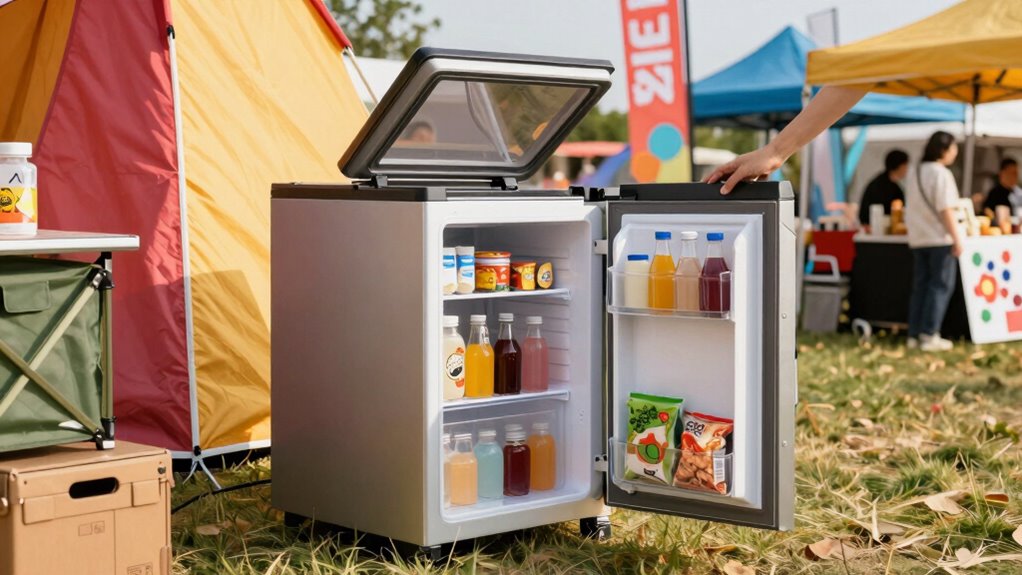 festival portable fridge tips