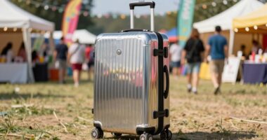 festival ready luggage features