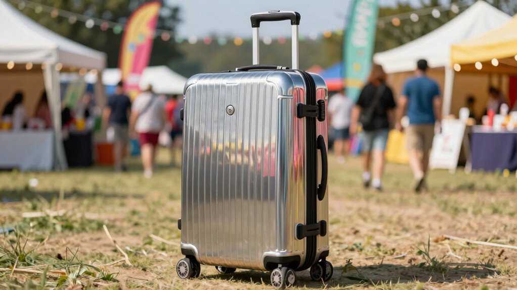 festival ready luggage features
