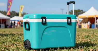 festival ready rolling coolers