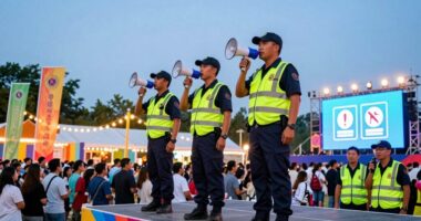 festival safety communication coordination