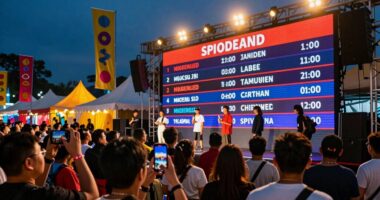 festival schedule updates