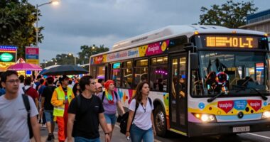 festival schedules affect transportation