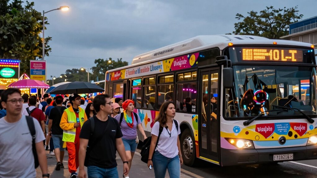 festival schedules affect transportation