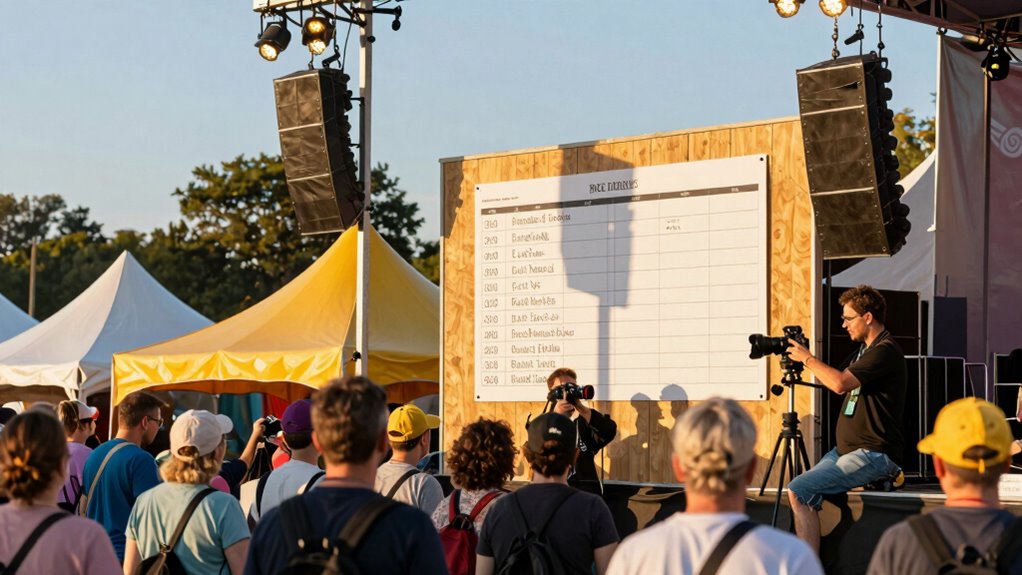 festival shoot planning essentials