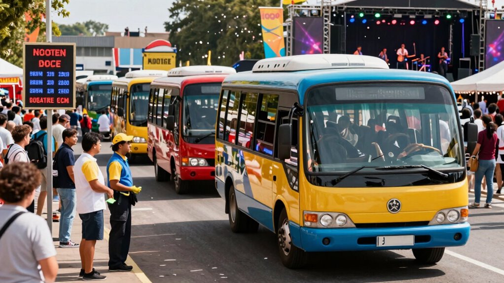 festival shuttle route updates
