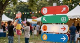 festival signage design process
