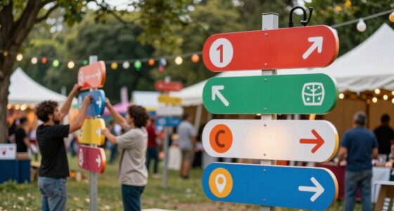festival signage design process