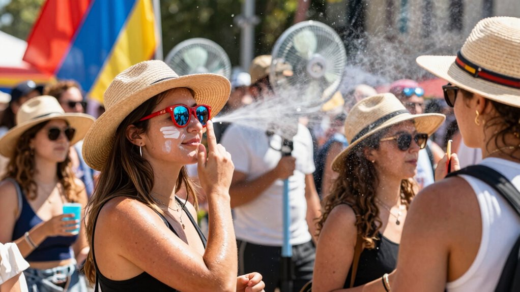 festival skin and eye protection