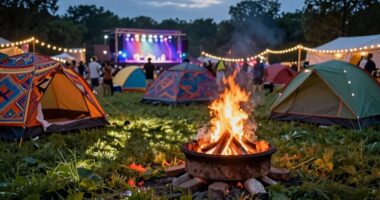 festival tent camping tips