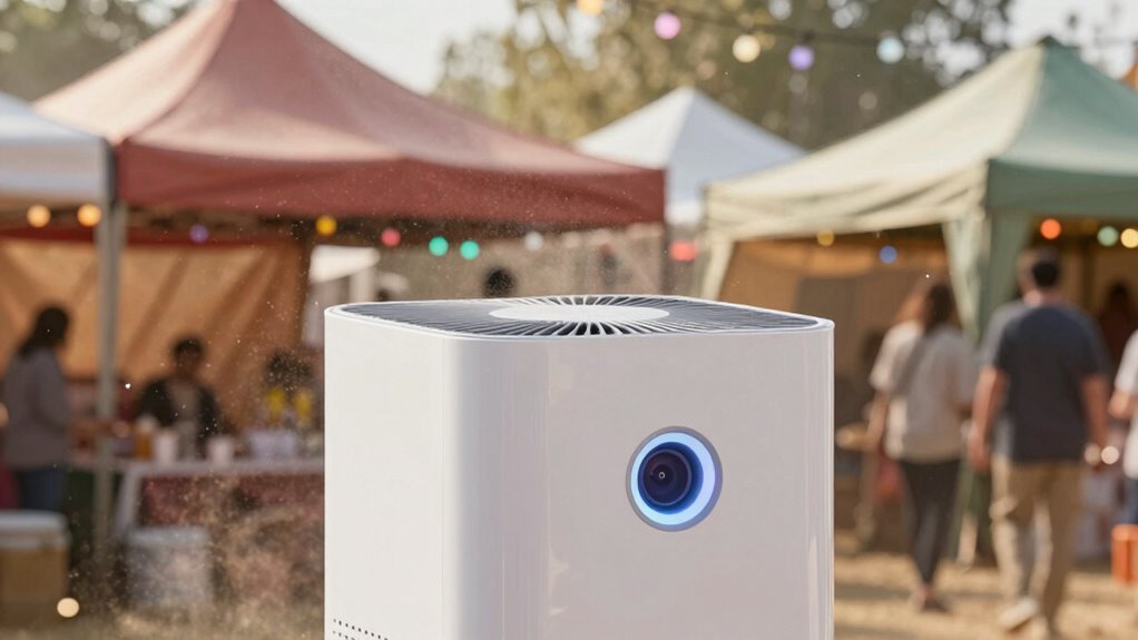 festival tent dust purifiers
