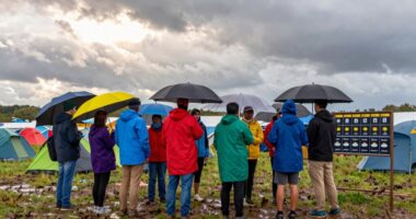 festival weather impacts camping