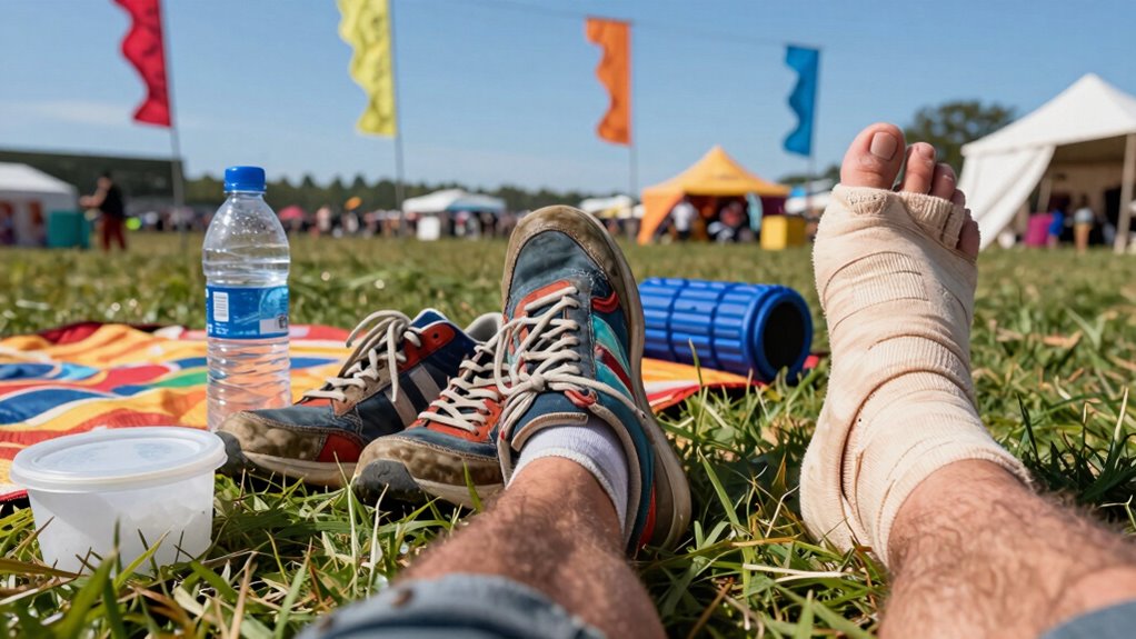 foot recovery through hydration