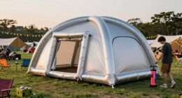 inflatable festival camping tents
