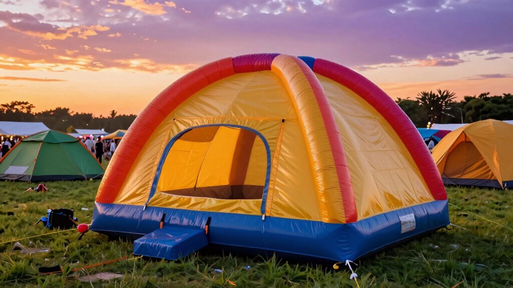 inflatable tents with ventilation