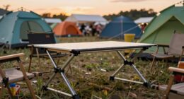 large festival camping table