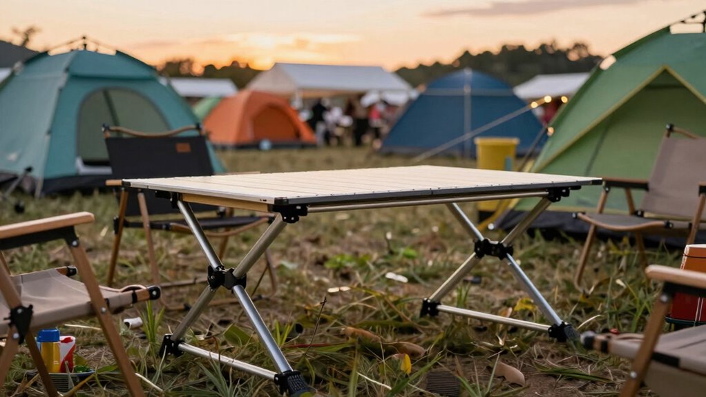 large festival camping table