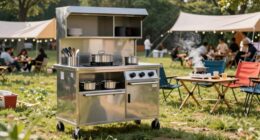 mobile festival cooking setups