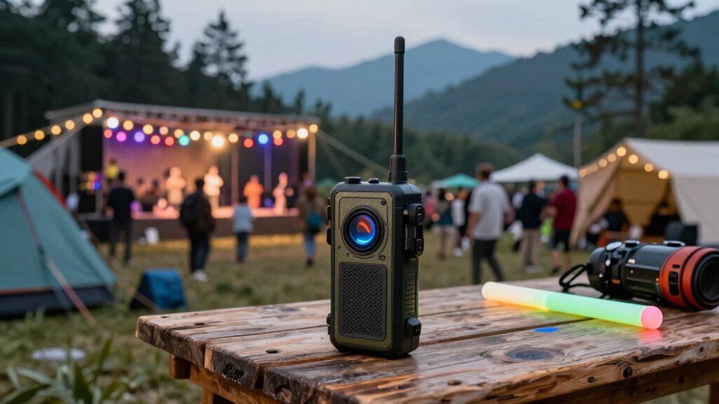 off grid festival satellite communication