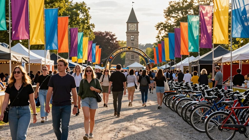 optimal festival arrival timing