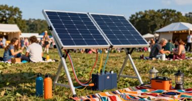 optimized festival solar equipment