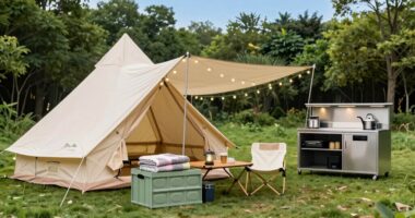 optimized luxury camping setups