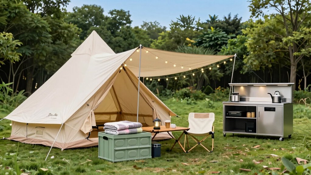 optimized luxury camping setups