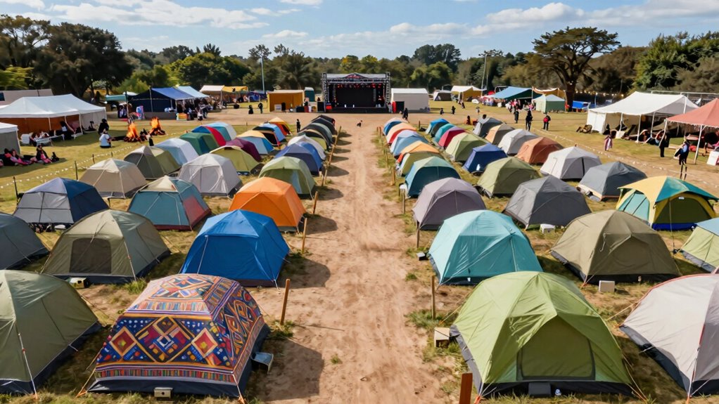 organized accessible campsite layouts