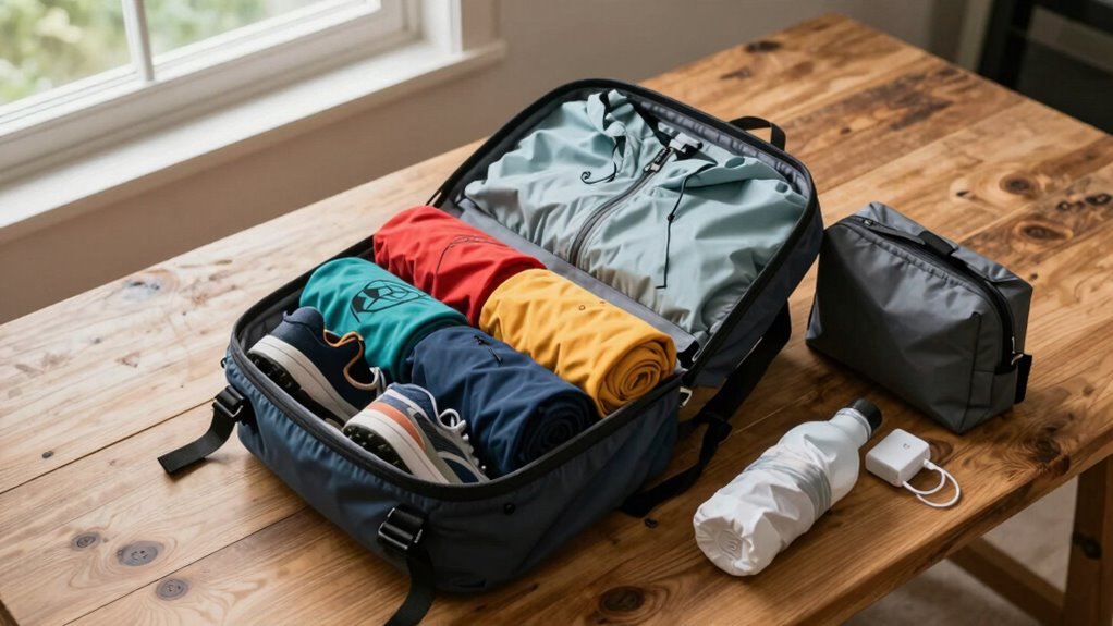 pack light stay comfortable